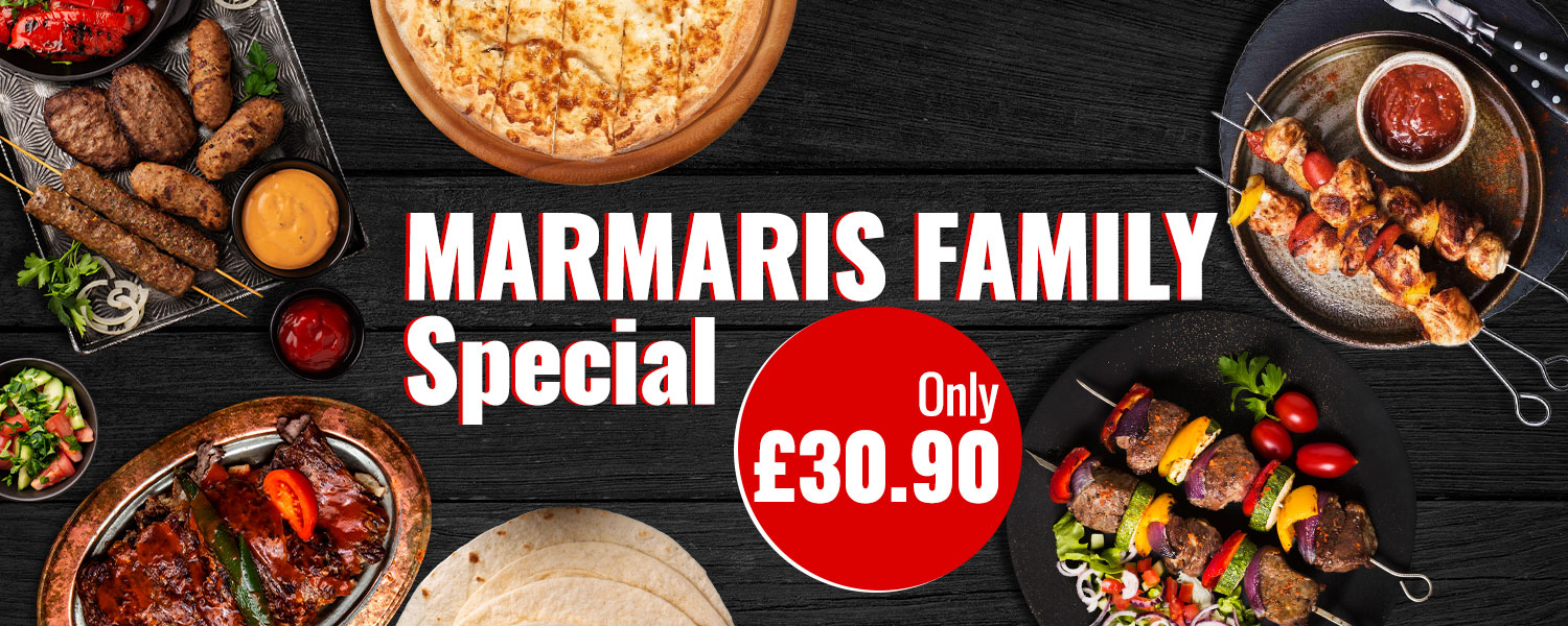 Marmaris Kebab And Pizza House family special Meal Deals